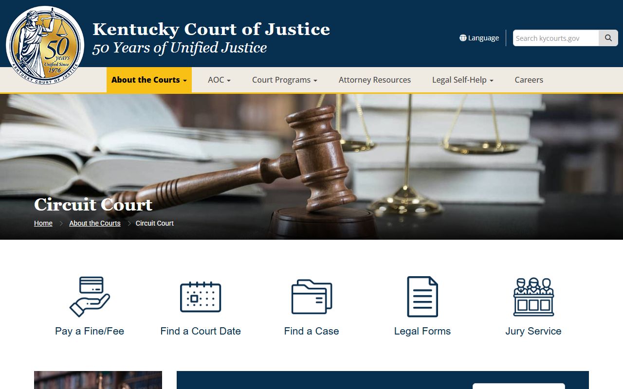 Wayne County court records Kentucky Circuit Court jurisdiction