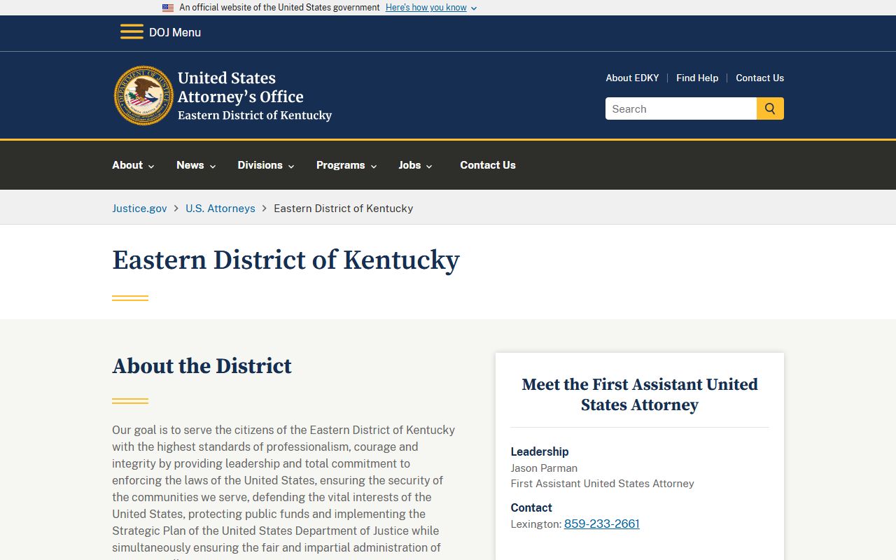 Wayne County Circuit Court records U.S. Attorney Eastern District distinction