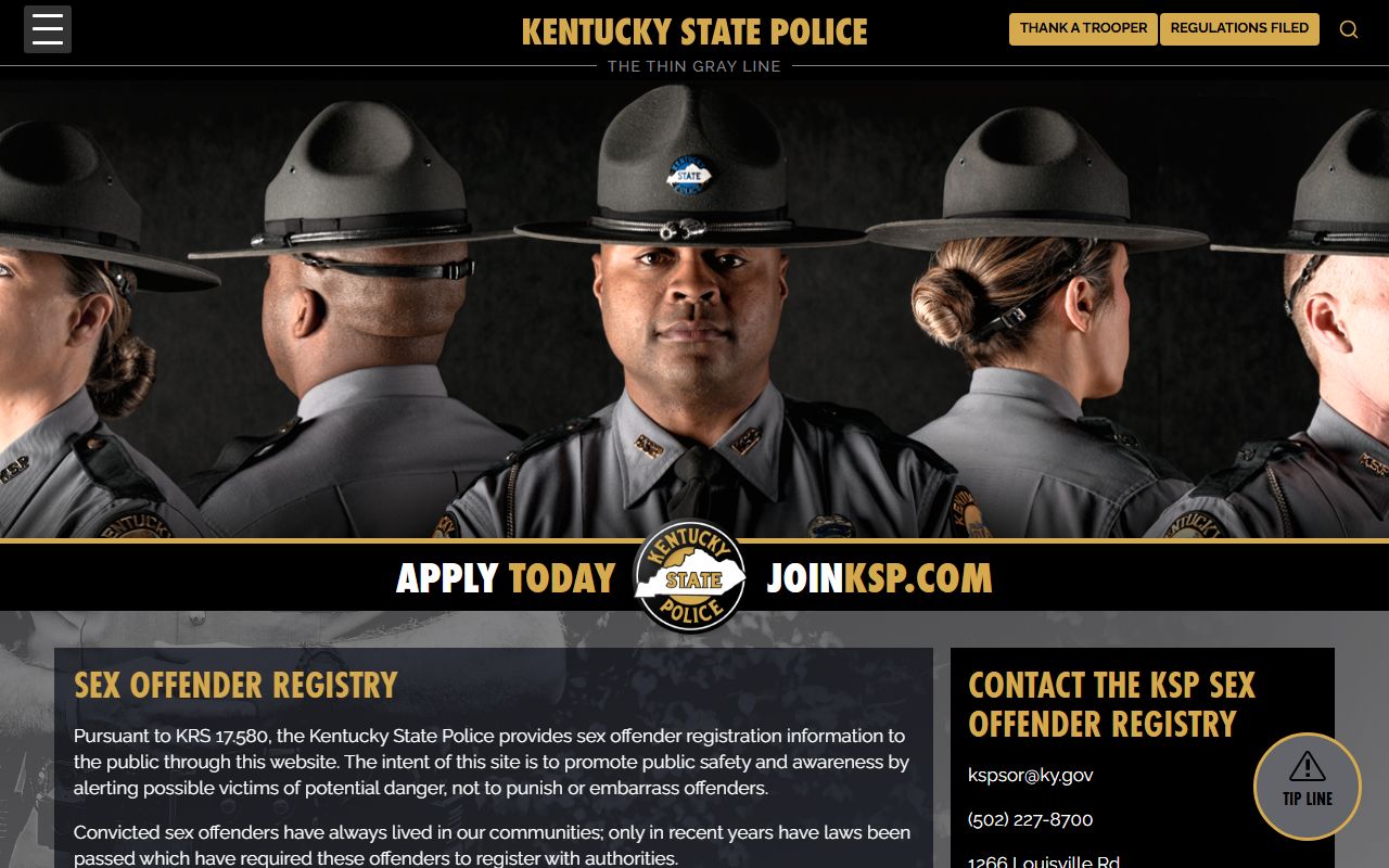 Wayne County inmate records Kentucky sex offender registry distinction