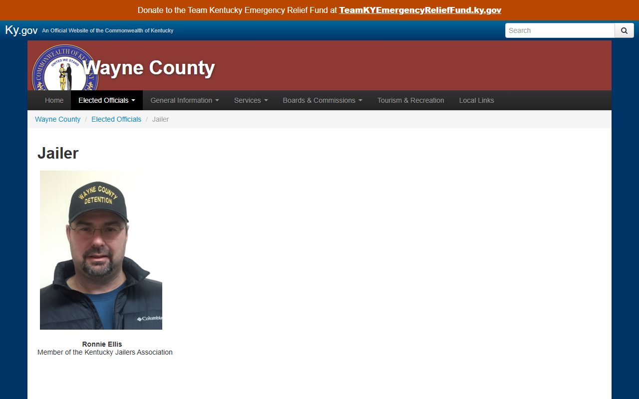 Wayne County inmate records jailer contact information
