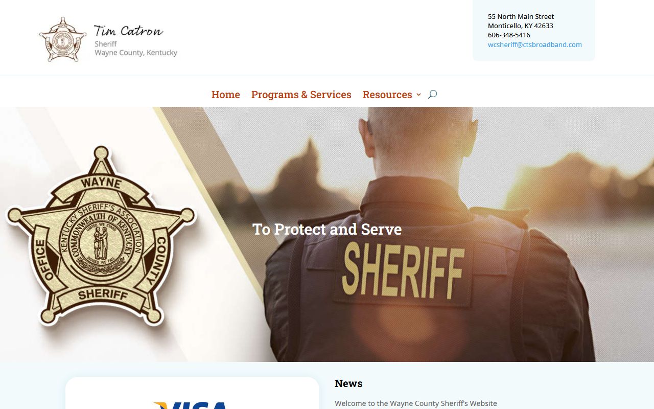 Wayne County warrant search sheriff office source
